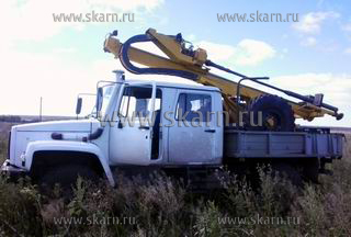 Малогабаритная буровая установка УБГМ 1Л на базе автомобильного шасси повышенной проходимости ГАЗ-33081 Садко/Егерь, КамАЗ-4326 и -43114
