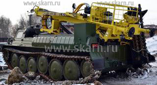 Малогабаритная буровая установка УБГМ 1Л на базе гусеничных вездеходов ГАЗ-71 (ГТ-СМ), ГАЗ-34039, ТТМ-3.