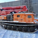 Гусеничный снегоболотоход ГТ-ТР Марал с Автогидроподъемником DAJ-332